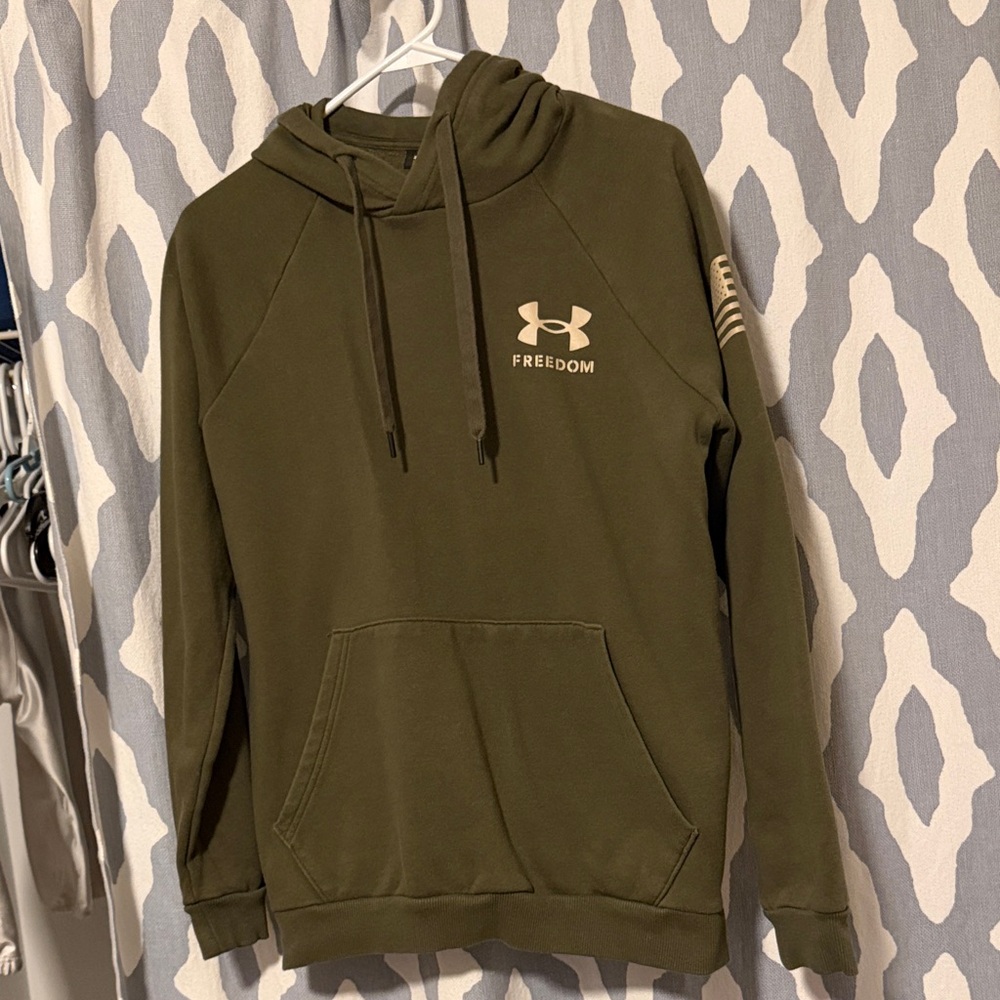 Under Armour Men's Freedom Olive Hoodie
